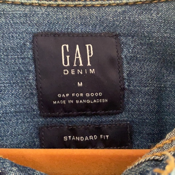 men’s gap denim shirt - Picture 7 of 7
